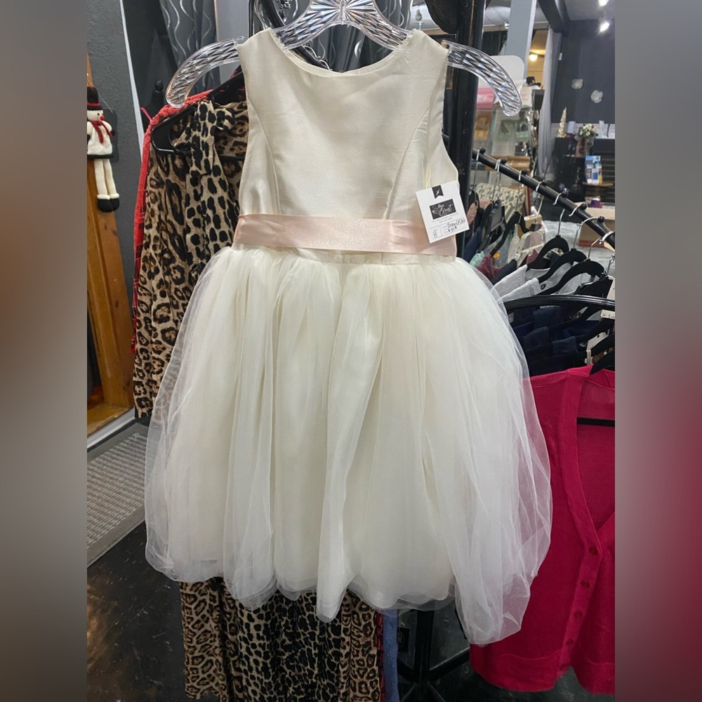 David’s Bridal Girls size 8 Flower Girl Dress